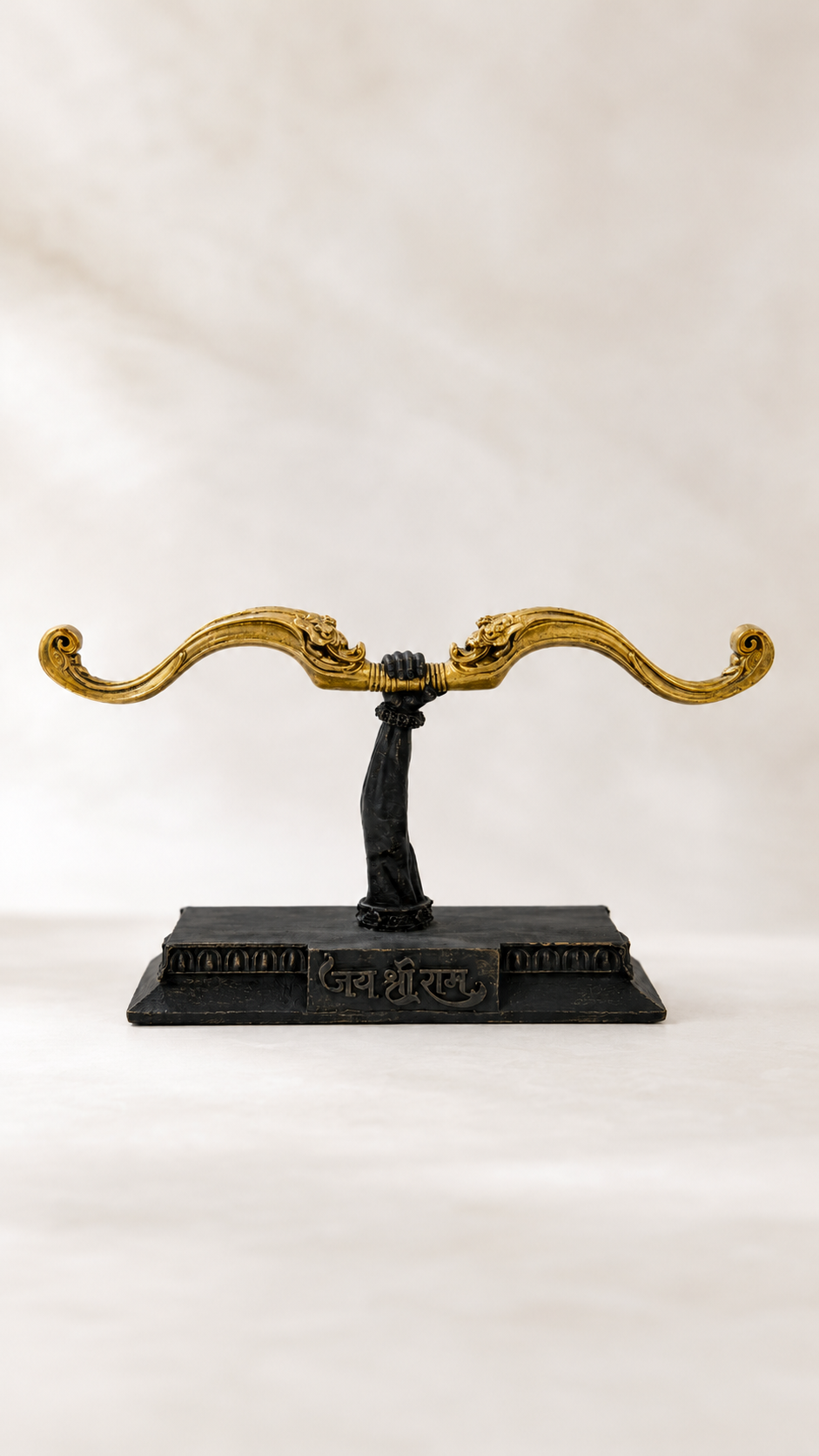 Jai Shri Ram Dhanush Showpiece – side detail view | Shri Prabhudham
