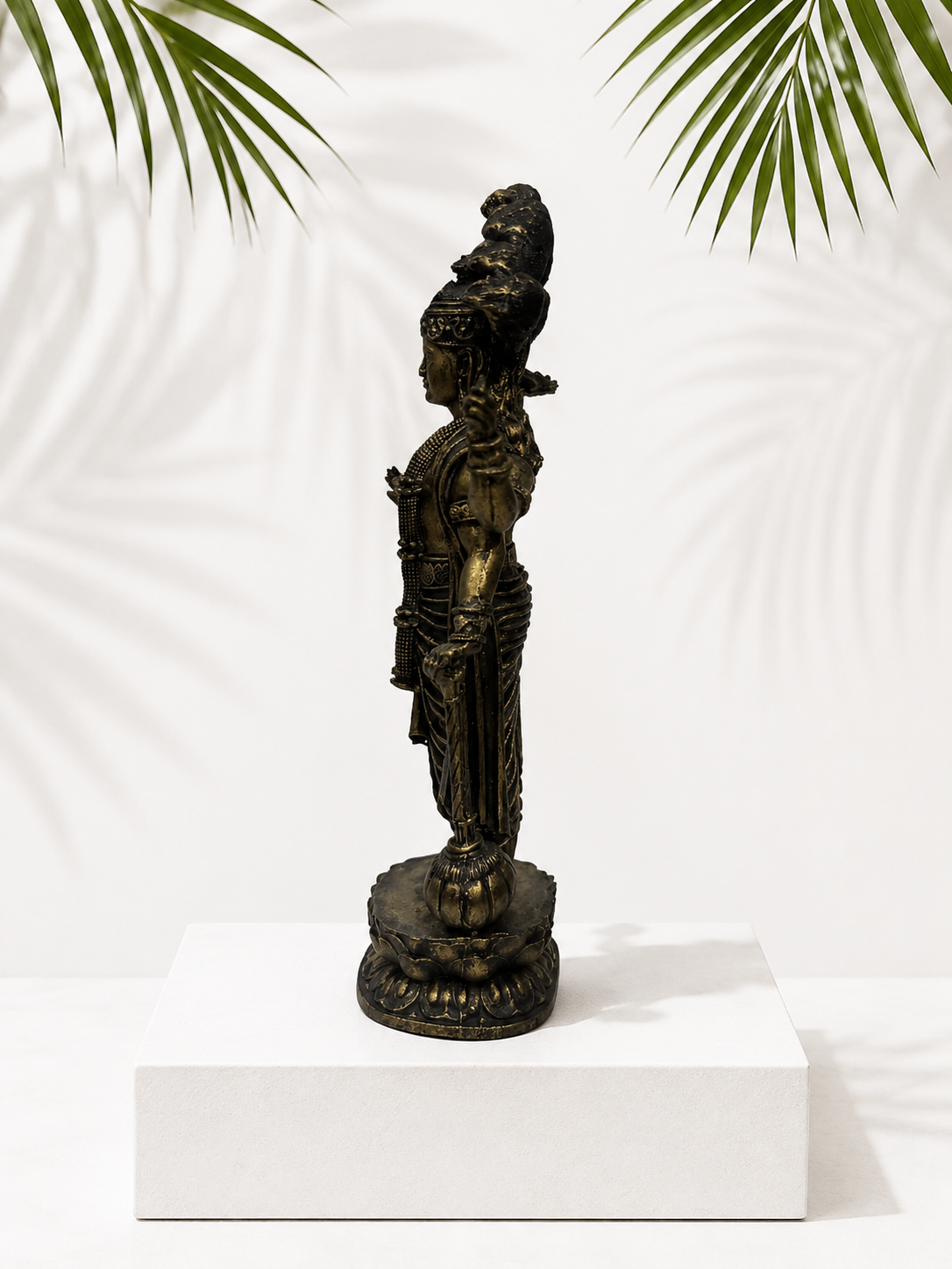 Lord Vishnu Ji Idol with Sheshnag – side detail view | Shri Prabhudham