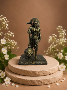 Ram Bhakt Hanuman Ji Idol with Gada – side detail view | Shri Prabhudham