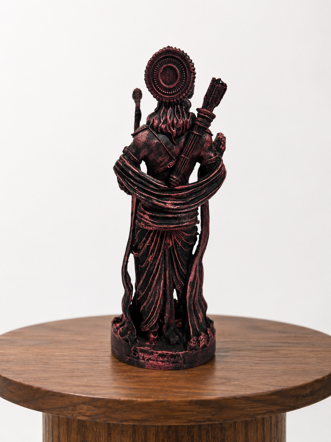 Shri Ram Ji Idol with Bow – antique finish detail | Shri Prabhudham