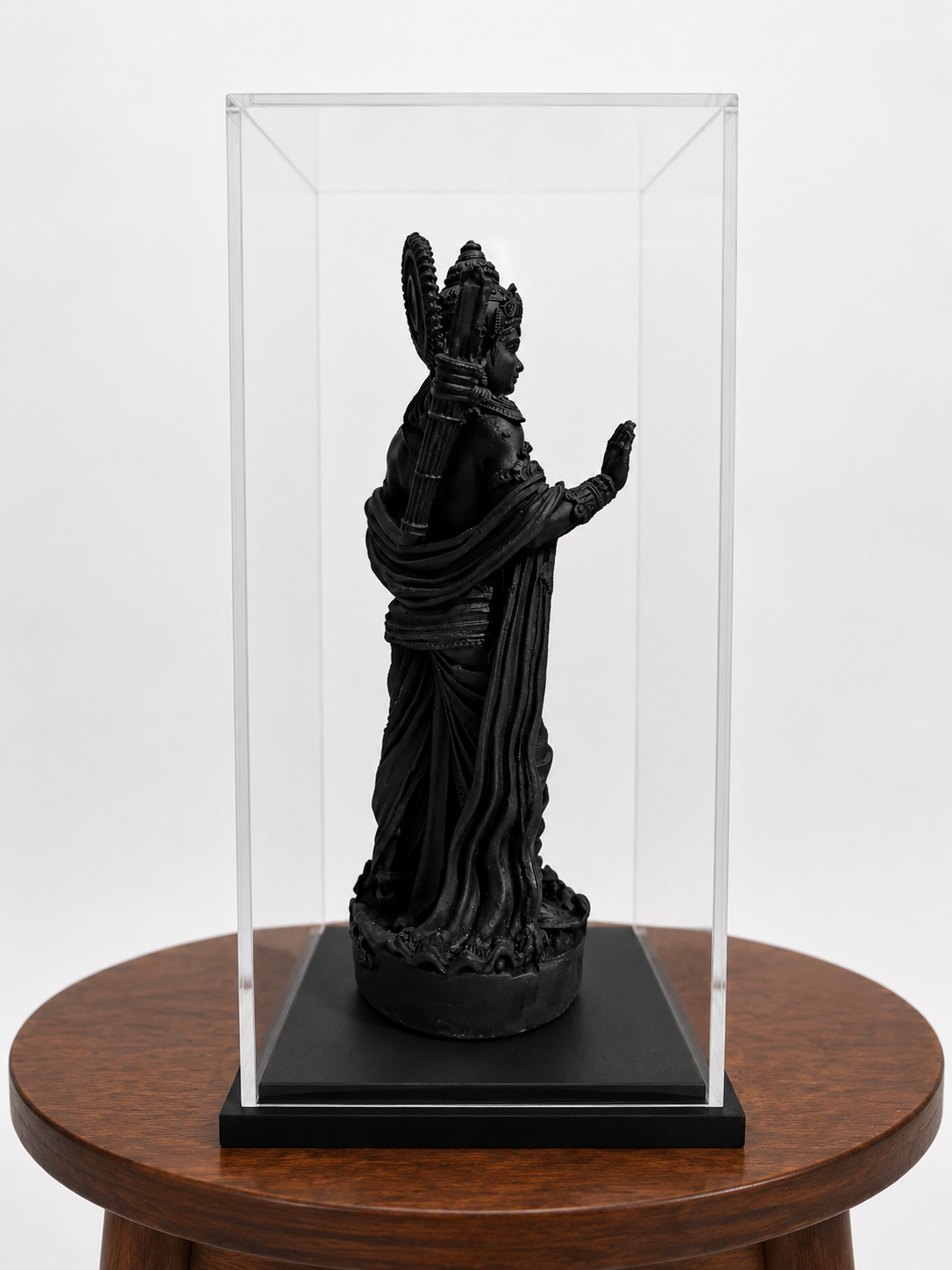 Shri Ram Ji Idol with Bow – antique finish detail | Shri Prabhudham