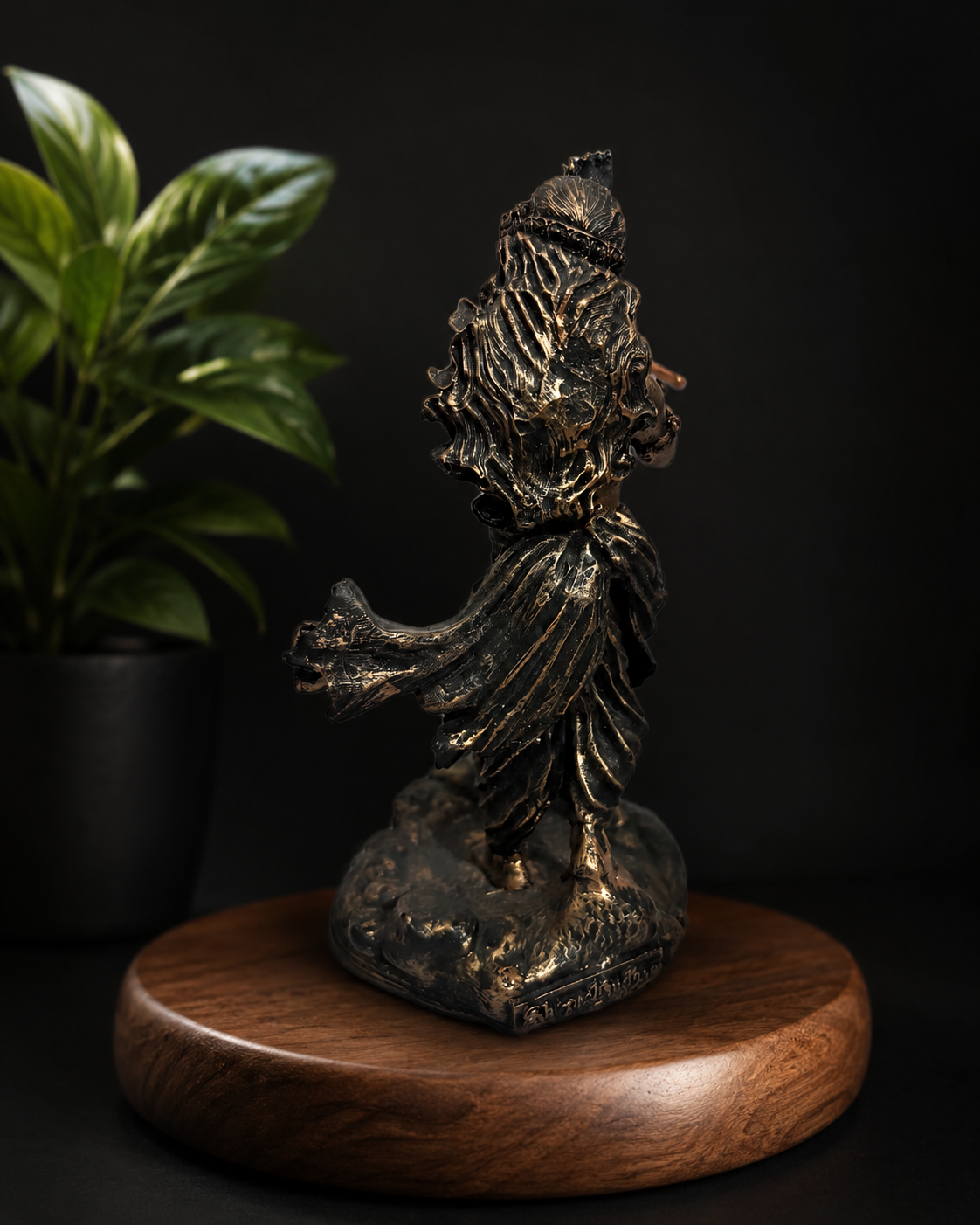 Shri Krishna Ji Bansuri Idol – side detail view | Shri Prabhudham