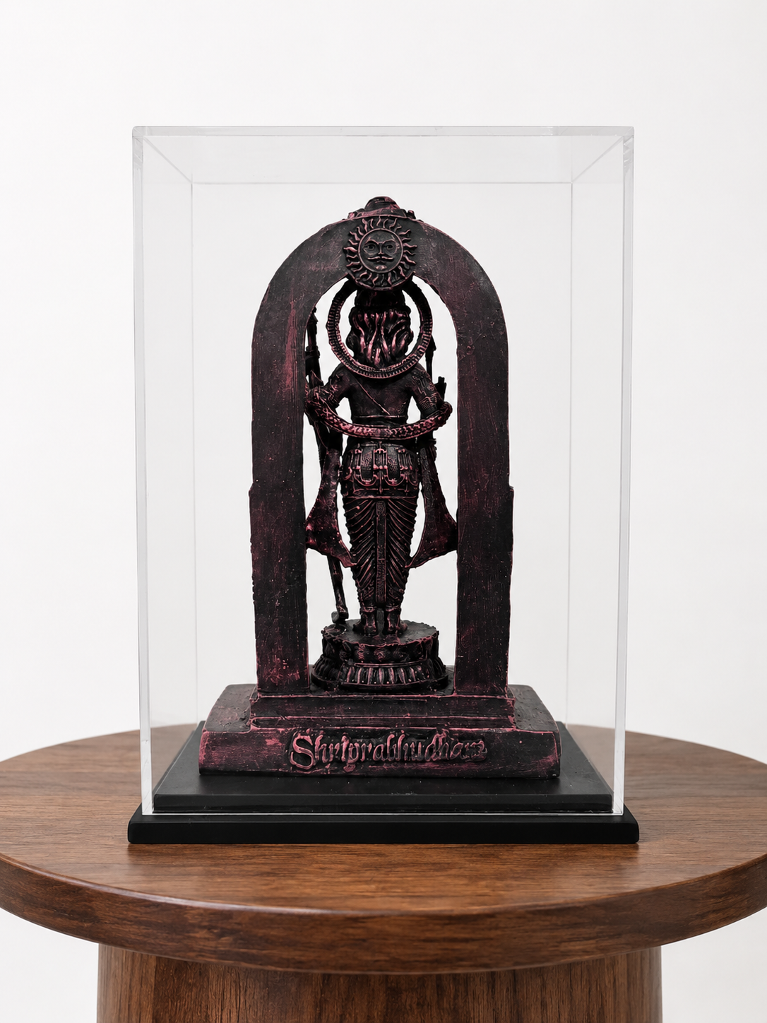 Shri Ram Ji Idol with Acrylic Box – lifestyle décor view | Shri Prabhudham