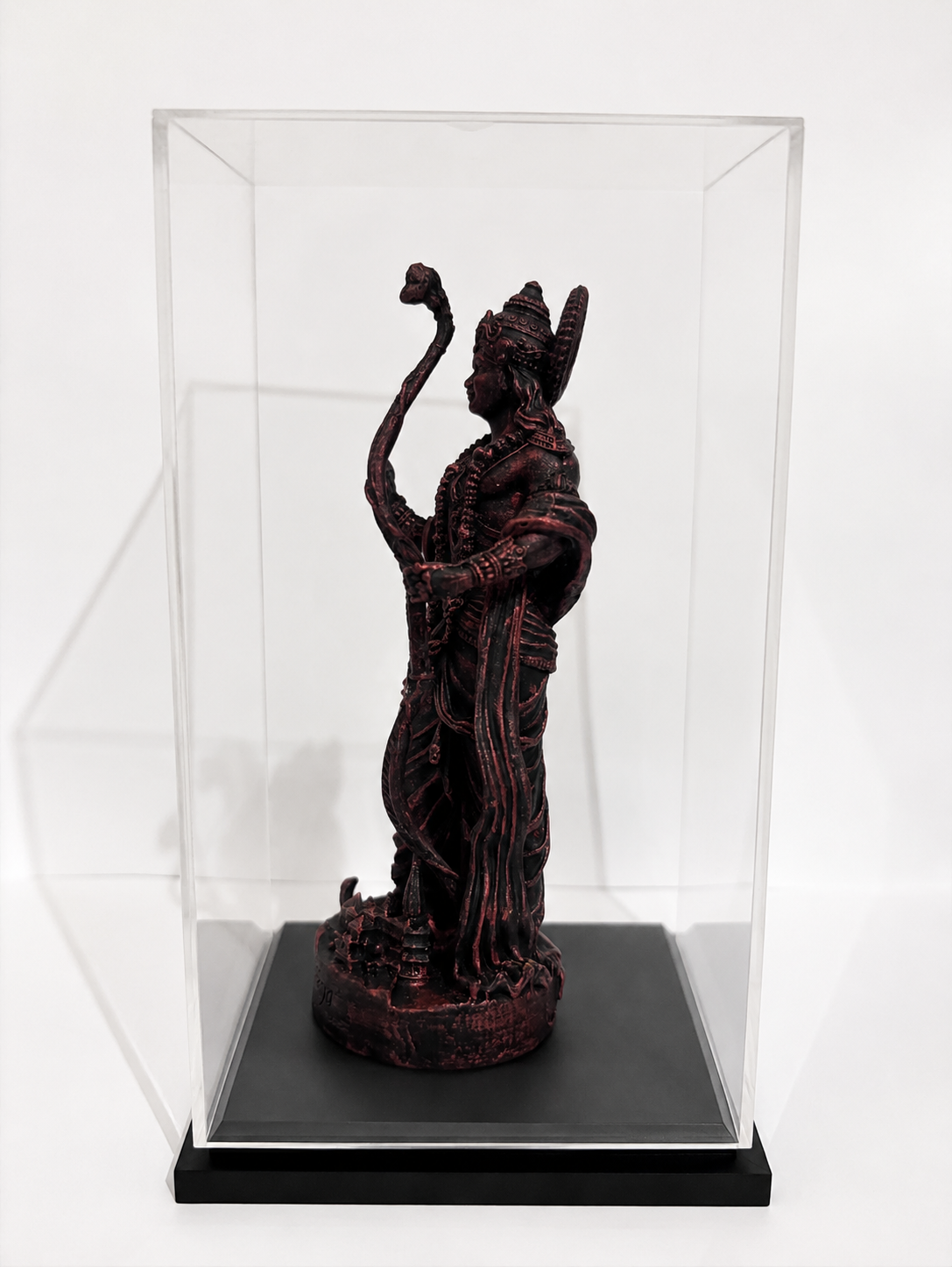 Shri Ram Ji Idol with Bow – Antique Copper Devotional Statue