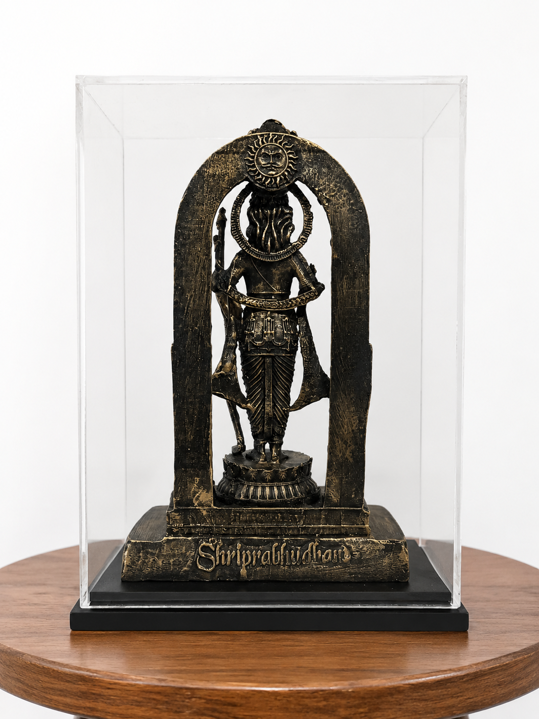 Shri Ram Ji Idol with Acrylic Box – lifestyle décor view | Shri Prabhudham