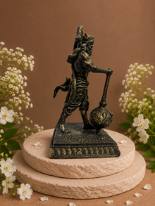 Ram Bhakt Hanuman Ji Idol with Gada – lifestyle décor view | Shri Prabhudham