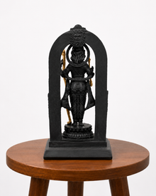 Shri Ram Ji Idol with Bow – antique finish detail | Shri Prabhudham