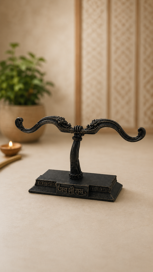Shri Ram Dhanush Showpiece Antique Black – main product view | Shri Prabhudham