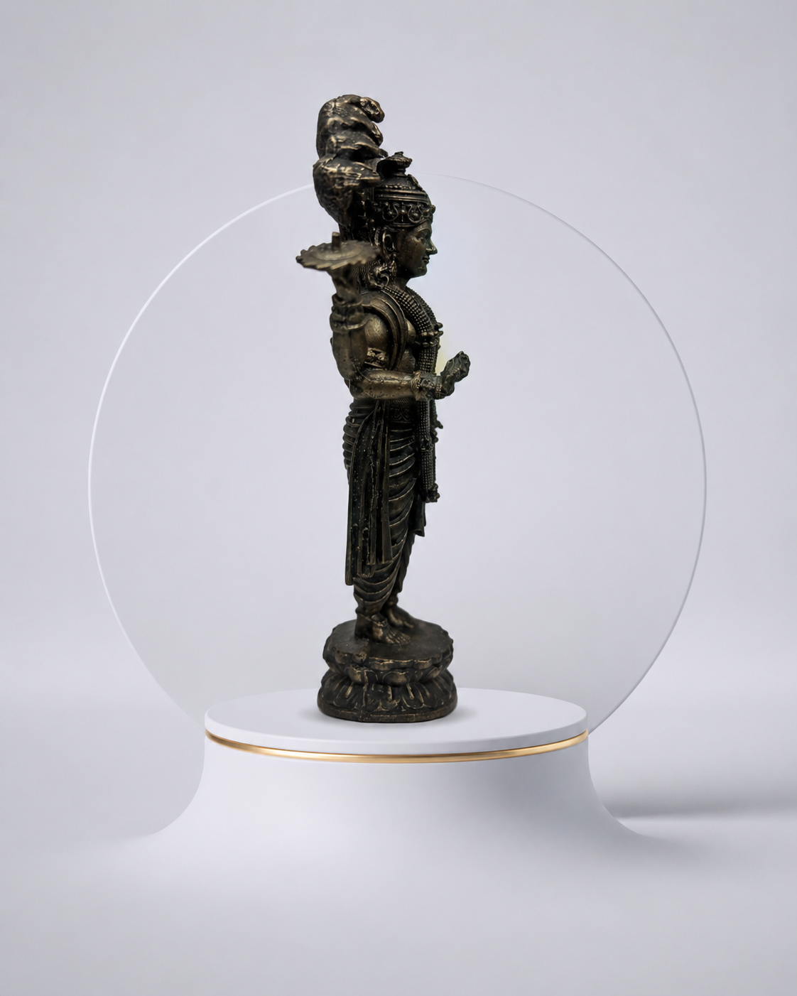 Lord Vishnu Ji with Sheshnag Idol – lifestyle décor view | Shri Prabhudham