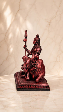 Lord Shiva Ji with Nandi Idol – antique finish detail | Shri Prabhudham
