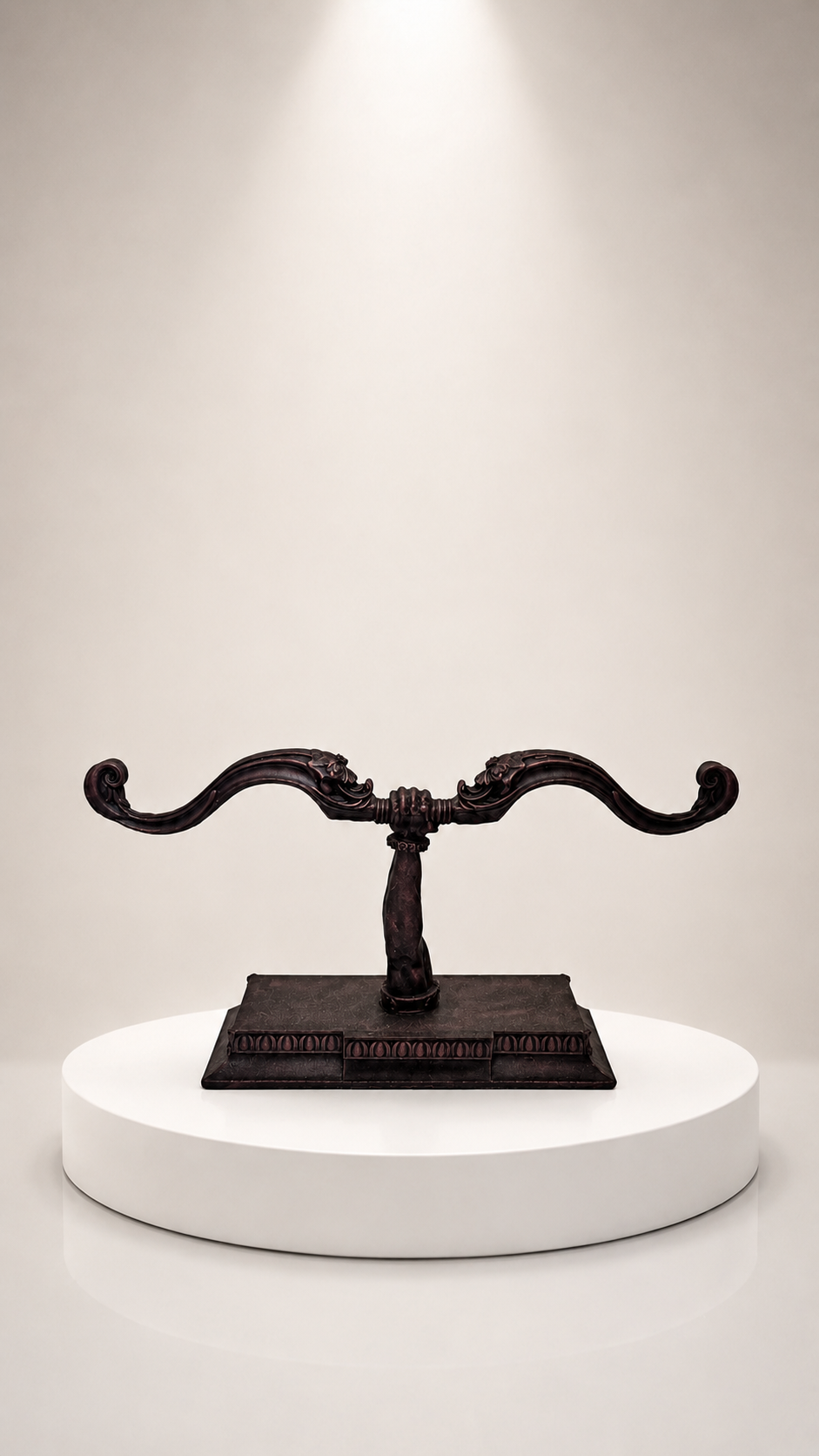 Jai Shri Ram Dhanush Showpiece – antique finish detail | Shri Prabhudham