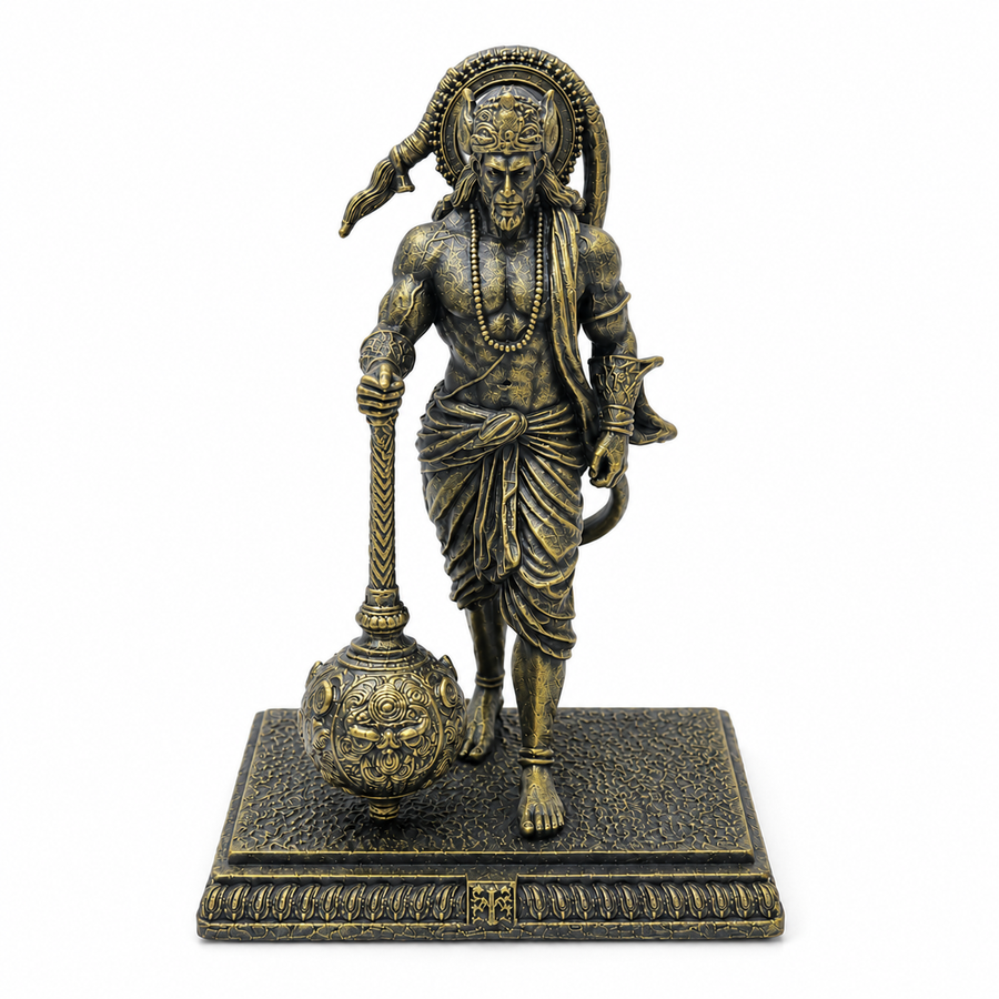 Ram Bhakt Hanuman Ji Idol with Gada – main product view | Shri Prabhudham