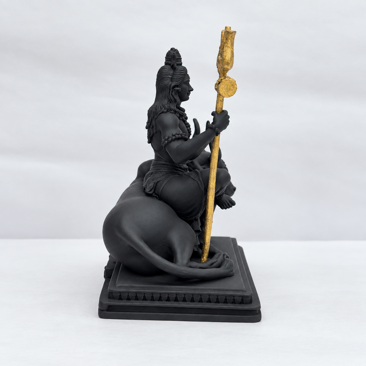 Shiv Ji with Nandi side view one